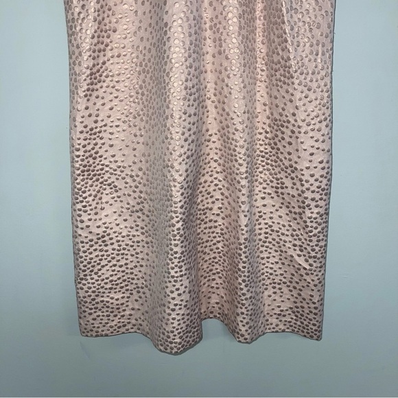 Amanda Uprichard Dress Women’s Small Pink Rose Gold Polka Dot Halter Mini NWT - Picture 5 of 10